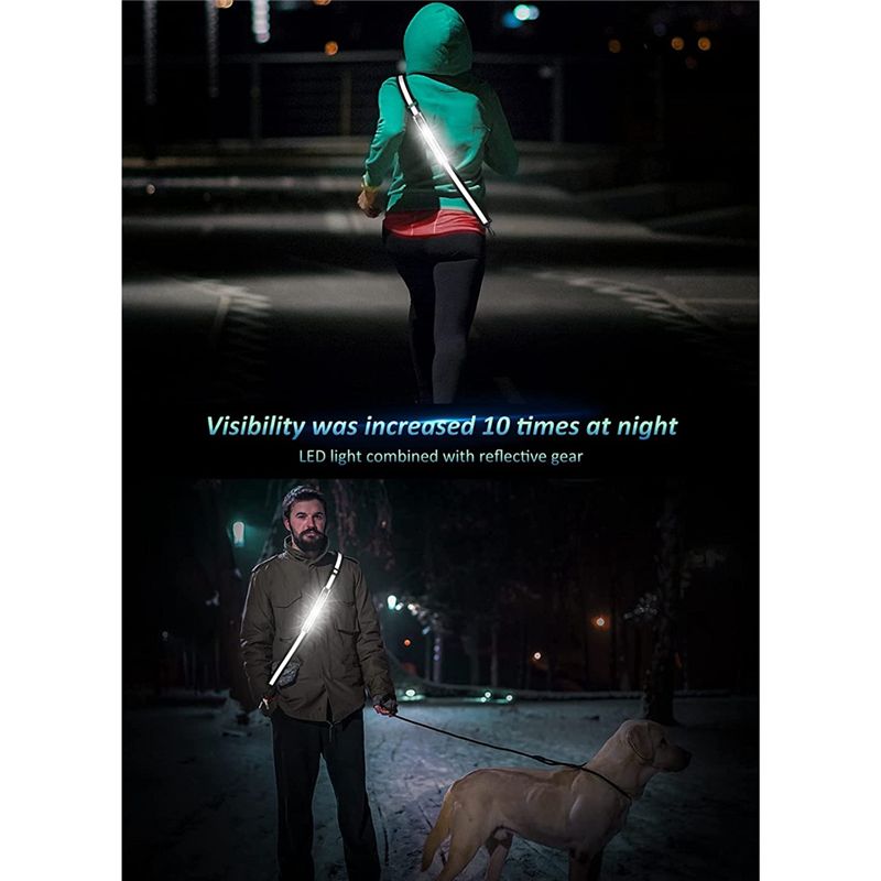Running Gear At Night - ABPF LED Yansıtıcı Kemer Yürüyüş Ekipmanı,